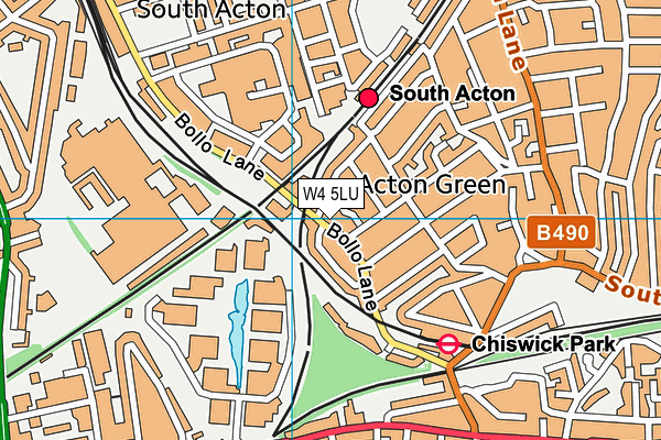 W4 5LU map - OS VectorMap District (Ordnance Survey) W4 5LU map - OS VectorMap District (Ordnance Survey)