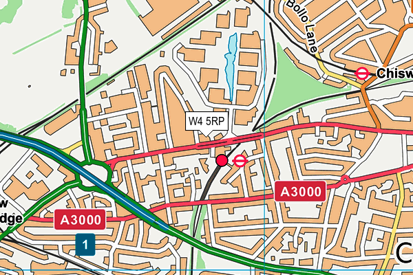W4 5RP map - OS VectorMap District (Ordnance Survey) W4 5RP map - OS VectorMap District (Ordnance Survey)