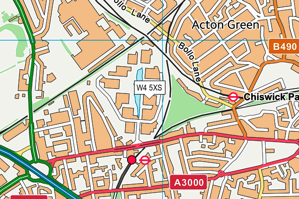 W4 5XS map - OS VectorMap District (Ordnance Survey) W4 5XS map - OS VectorMap District (Ordnance Survey)