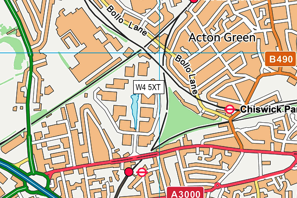 W4 5XT map - OS VectorMap District (Ordnance Survey) W4 5XT map - OS VectorMap District (Ordnance Survey)