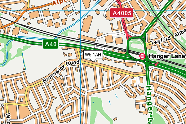 W5 1AH map - OS VectorMap District (Ordnance Survey) W5 1AH map - OS VectorMap District (Ordnance Survey)