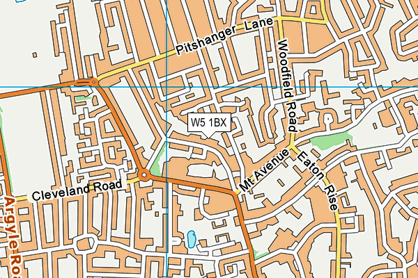 W5 1BX map - OS VectorMap District (Ordnance Survey) W5 1BX map - OS VectorMap District (Ordnance Survey)