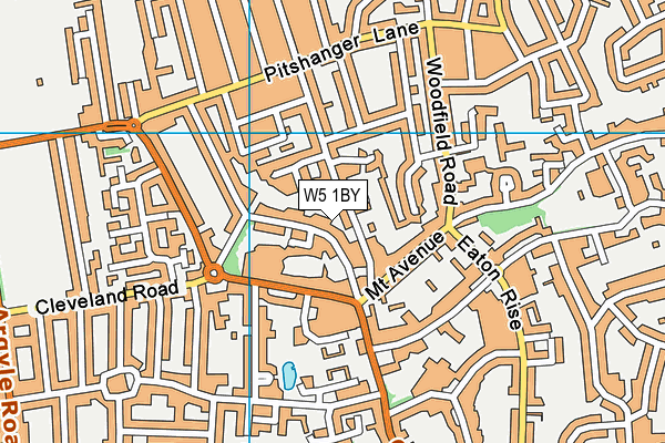 W5 1BY map - OS VectorMap District (Ordnance Survey) W5 1BY map - OS VectorMap District (Ordnance Survey)