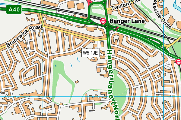 W5 1JE map - OS VectorMap District (Ordnance Survey) W5 1JE map - OS VectorMap District (Ordnance Survey)