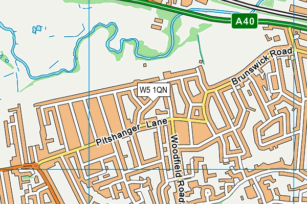 W5 1QN map - OS VectorMap District (Ordnance Survey) W5 1QN map - OS VectorMap District (Ordnance Survey)