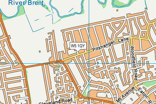 W5 1QY map - OS VectorMap District (Ordnance Survey) W5 1QY map - OS VectorMap District (Ordnance Survey)
