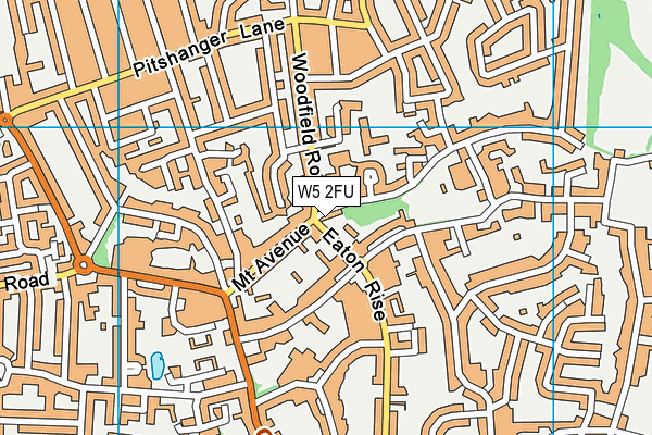 W5 2FU map - OS VectorMap District (Ordnance Survey) W5 2FU map - OS VectorMap District (Ordnance Survey)