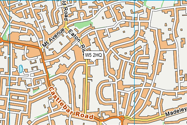 W5 2HQ map - OS VectorMap District (Ordnance Survey) W5 2HQ map - OS VectorMap District (Ordnance Survey)