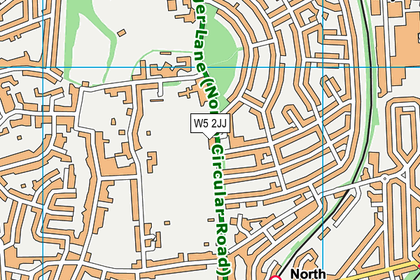 W5 2JJ map - OS VectorMap District (Ordnance Survey) W5 2JJ map - OS VectorMap District (Ordnance Survey)
