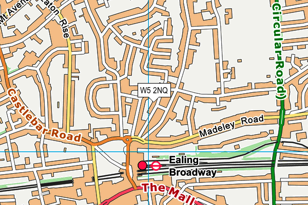 W5 2NQ map - OS VectorMap District (Ordnance Survey) W5 2NQ map - OS VectorMap District (Ordnance Survey)