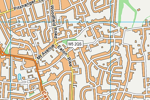 W5 2QS map - OS VectorMap District (Ordnance Survey) W5 2QS map - OS VectorMap District (Ordnance Survey)