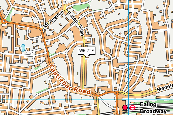 W5 2TF map - OS VectorMap District (Ordnance Survey) W5 2TF map - OS VectorMap District (Ordnance Survey)