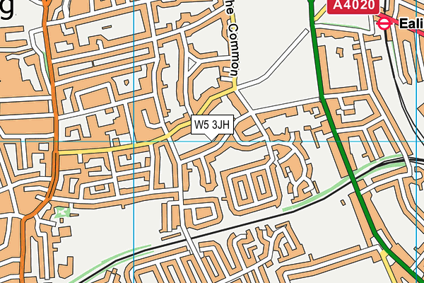 W5 3JH map - OS VectorMap District (Ordnance Survey) W5 3JH map - OS VectorMap District (Ordnance Survey)