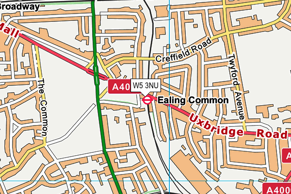 W5 3NU map - OS VectorMap District (Ordnance Survey) W5 3NU map - OS VectorMap District (Ordnance Survey)