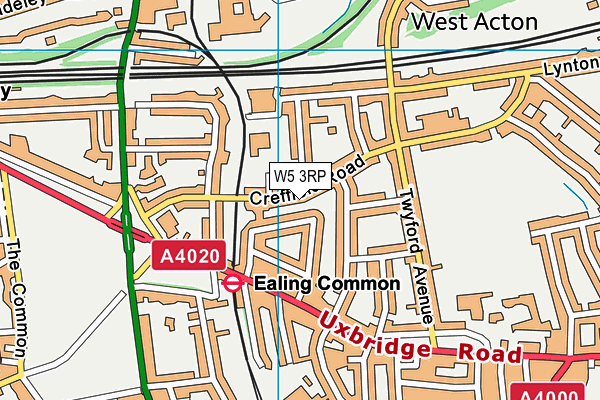 W5 3RP map - OS VectorMap District (Ordnance Survey) W5 3RP map - OS VectorMap District (Ordnance Survey)