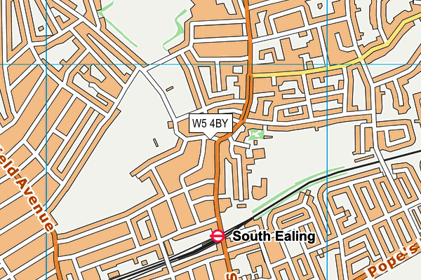 W5 4BY map - OS VectorMap District (Ordnance Survey) W5 4BY map - OS VectorMap District (Ordnance Survey)