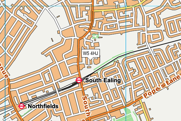 W5 4HJ map - OS VectorMap District (Ordnance Survey) W5 4HJ map - OS VectorMap District (Ordnance Survey)