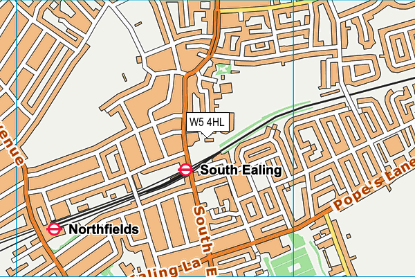W5 4HL map - OS VectorMap District (Ordnance Survey) W5 4HL map - OS VectorMap District (Ordnance Survey)