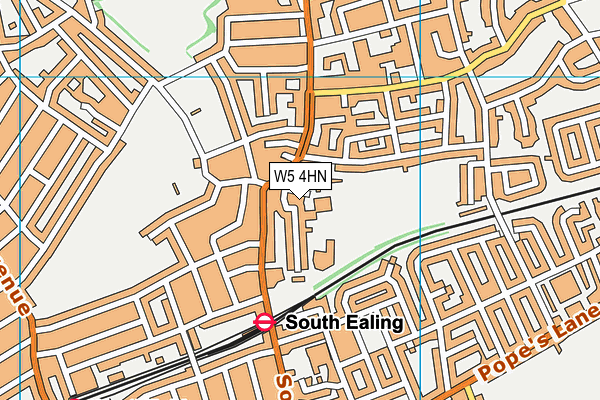 W5 4HN map - OS VectorMap District (Ordnance Survey) W5 4HN map - OS VectorMap District (Ordnance Survey)