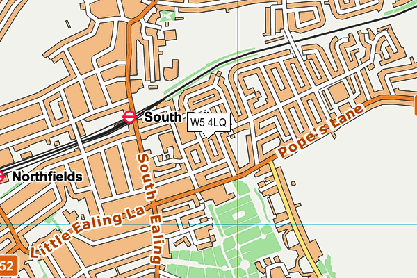 W5 4LQ map - OS VectorMap District (Ordnance Survey) W5 4LQ map - OS VectorMap District (Ordnance Survey)