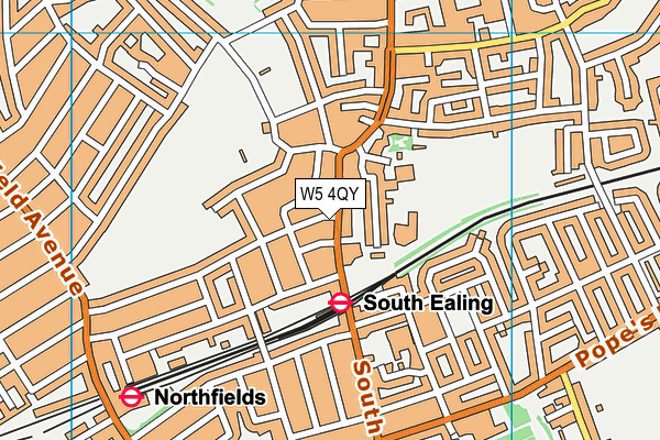 W5 4QY map - OS VectorMap District (Ordnance Survey) W5 4QY map - OS VectorMap District (Ordnance Survey)