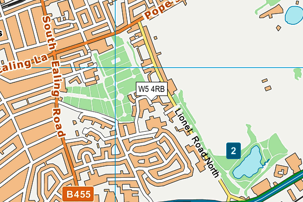 W5 4RB map - OS VectorMap District (Ordnance Survey) W5 4RB map - OS VectorMap District (Ordnance Survey)