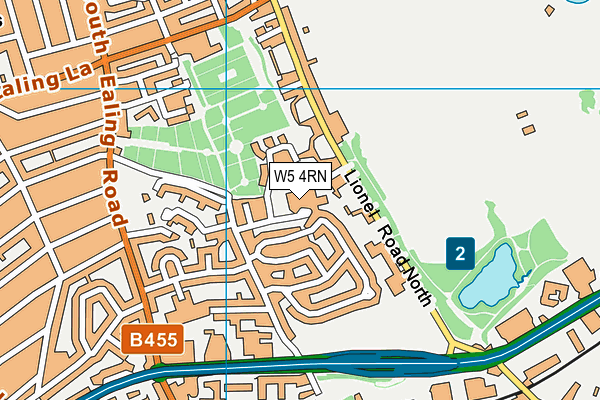 W5 4RN map - OS VectorMap District (Ordnance Survey) W5 4RN map - OS VectorMap District (Ordnance Survey)