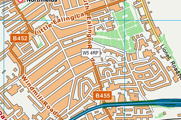 W5 4RP map - OS VectorMap District (Ordnance Survey) W5 4RP map - OS VectorMap District (Ordnance Survey)