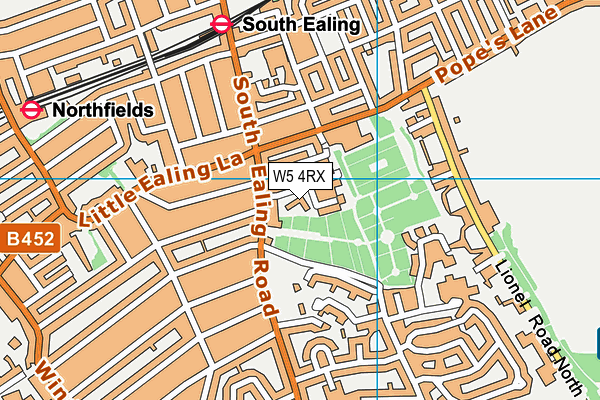 W5 4RX map - OS VectorMap District (Ordnance Survey) W5 4RX map - OS VectorMap District (Ordnance Survey)