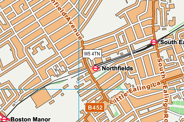 W5 4TN map - OS VectorMap District (Ordnance Survey) W5 4TN map - OS VectorMap District (Ordnance Survey)