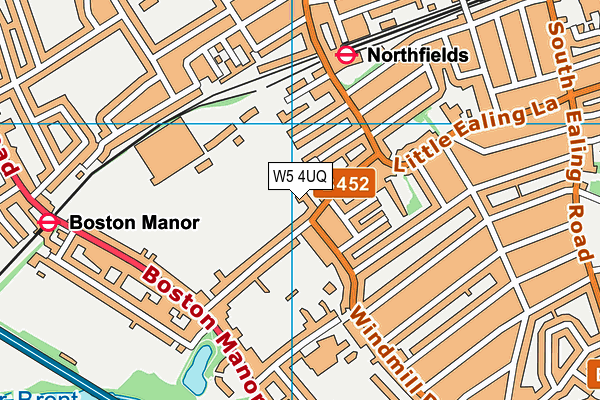 W5 4UQ map - OS VectorMap District (Ordnance Survey) W5 4UQ map - OS VectorMap District (Ordnance Survey)