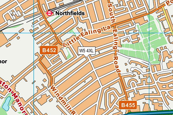 W5 4XL map - OS VectorMap District (Ordnance Survey) W5 4XL map - OS VectorMap District (Ordnance Survey)