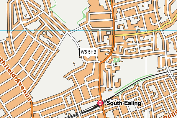 W5 5HB map - OS VectorMap District (Ordnance Survey) W5 5HB map - OS VectorMap District (Ordnance Survey)