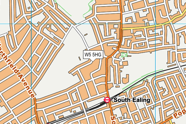 W5 5HG map - OS VectorMap District (Ordnance Survey) W5 5HG map - OS VectorMap District (Ordnance Survey)