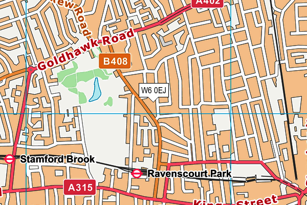 W6 0EJ map - OS VectorMap District (Ordnance Survey) W6 0EJ map - OS VectorMap District (Ordnance Survey)
