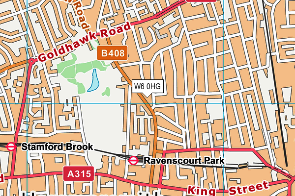 W6 0HG map - OS VectorMap District (Ordnance Survey) W6 0HG map - OS VectorMap District (Ordnance Survey)
