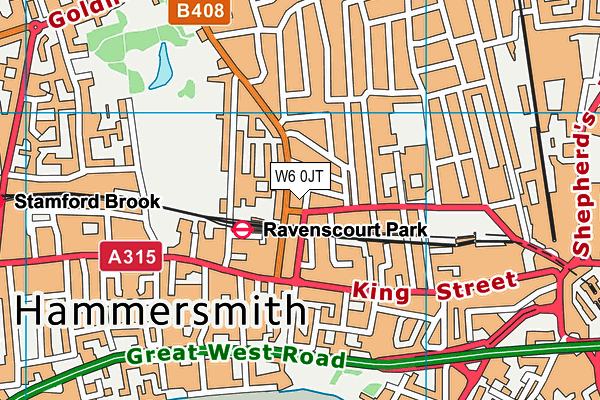 W6 0JT map - OS VectorMap District (Ordnance Survey) W6 0JT map - OS VectorMap District (Ordnance Survey)