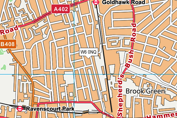 W6 0NQ map - OS VectorMap District (Ordnance Survey) W6 0NQ map - OS VectorMap District (Ordnance Survey)