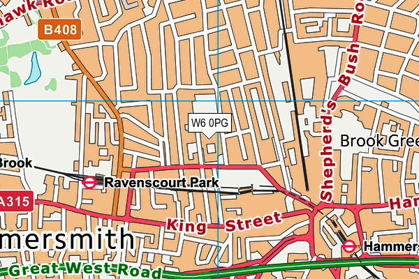 W6 0PG map - OS VectorMap District (Ordnance Survey) W6 0PG map - OS VectorMap District (Ordnance Survey)
