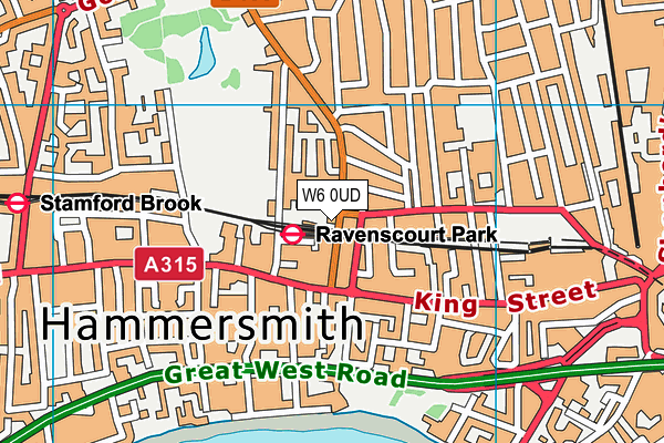 W6 0UD map - OS VectorMap District (Ordnance Survey) W6 0UD map - OS VectorMap District (Ordnance Survey)