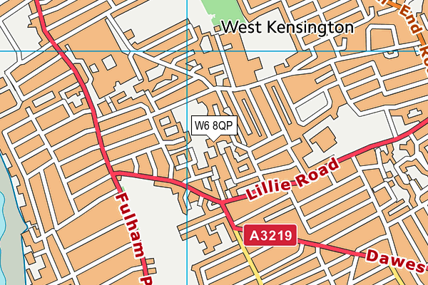 W6 8QP map - OS VectorMap District (Ordnance Survey) W6 8QP map - OS VectorMap District (Ordnance Survey)