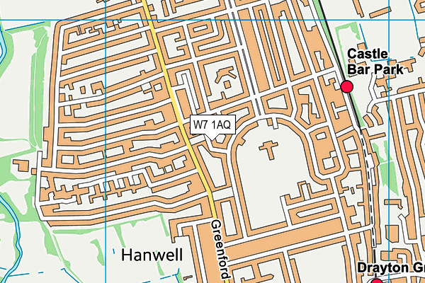W7 1AQ map - OS VectorMap District (Ordnance Survey) W7 1AQ map - OS VectorMap District (Ordnance Survey)