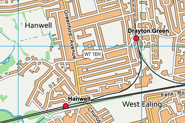 W7 1EH map - OS VectorMap District (Ordnance Survey) W7 1EH map - OS VectorMap District (Ordnance Survey)