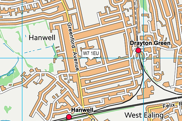 W7 1EU map - OS VectorMap District (Ordnance Survey) W7 1EU map - OS VectorMap District (Ordnance Survey)
