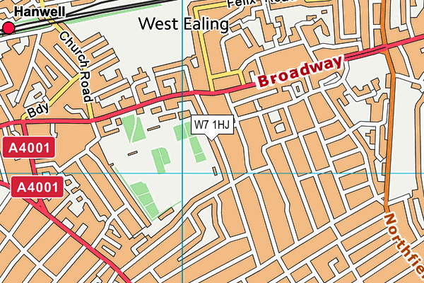W7 1HJ map - OS VectorMap District (Ordnance Survey) W7 1HJ map - OS VectorMap District (Ordnance Survey)