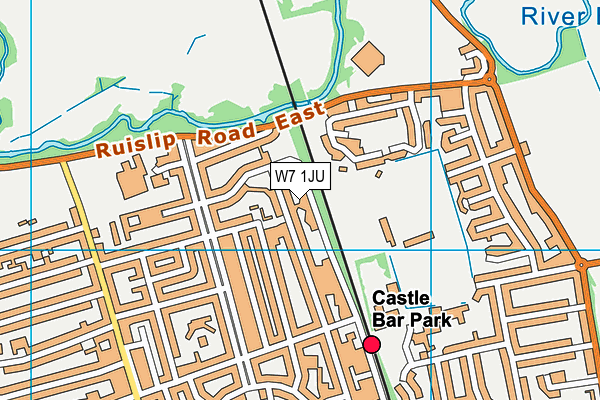 W7 1JU map - OS VectorMap District (Ordnance Survey) W7 1JU map - OS VectorMap District (Ordnance Survey)