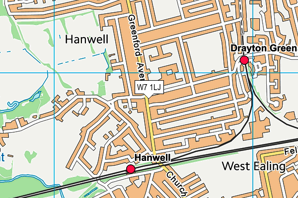 W7 1LJ map - OS VectorMap District (Ordnance Survey) W7 1LJ map - OS VectorMap District (Ordnance Survey)