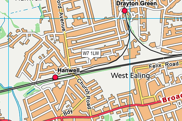 W7 1LW map - OS VectorMap District (Ordnance Survey) W7 1LW map - OS VectorMap District (Ordnance Survey)