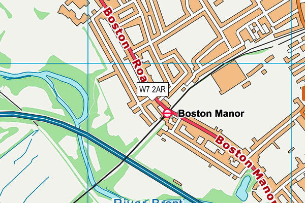 W7 2AR map - OS VectorMap District (Ordnance Survey) W7 2AR map - OS VectorMap District (Ordnance Survey)