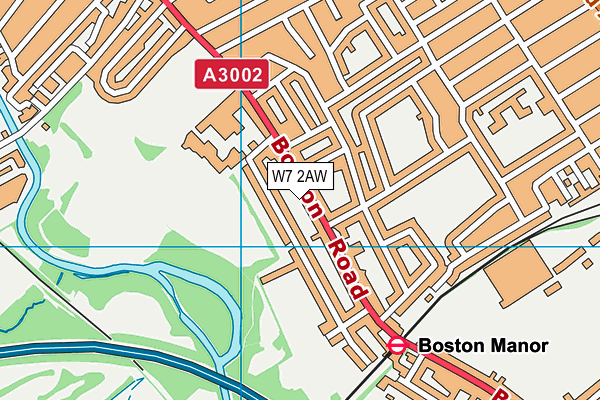 W7 2AW map - OS VectorMap District (Ordnance Survey) W7 2AW map - OS VectorMap District (Ordnance Survey)